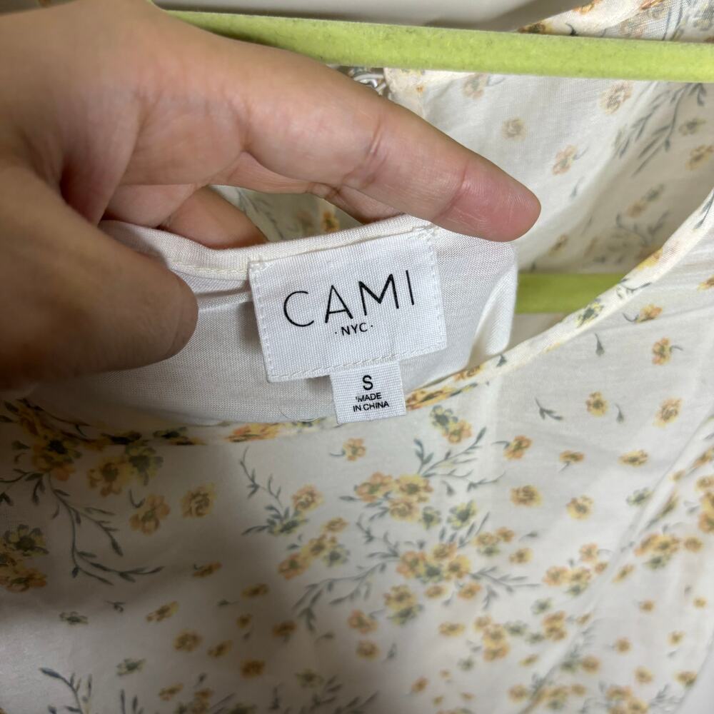 Cami NYC Cream Floral Rheia Blouse Sz S - Picture 5 of 12